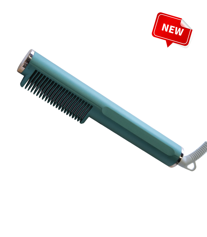 ZUOER ZR-009 自然ストレートコーム電動縮毛矯正ブラシ卸売 6 レベル温度制御